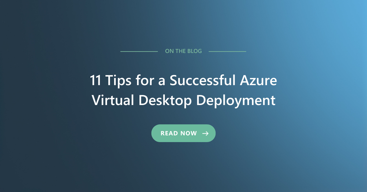 Azure Virtual Desktop deployment