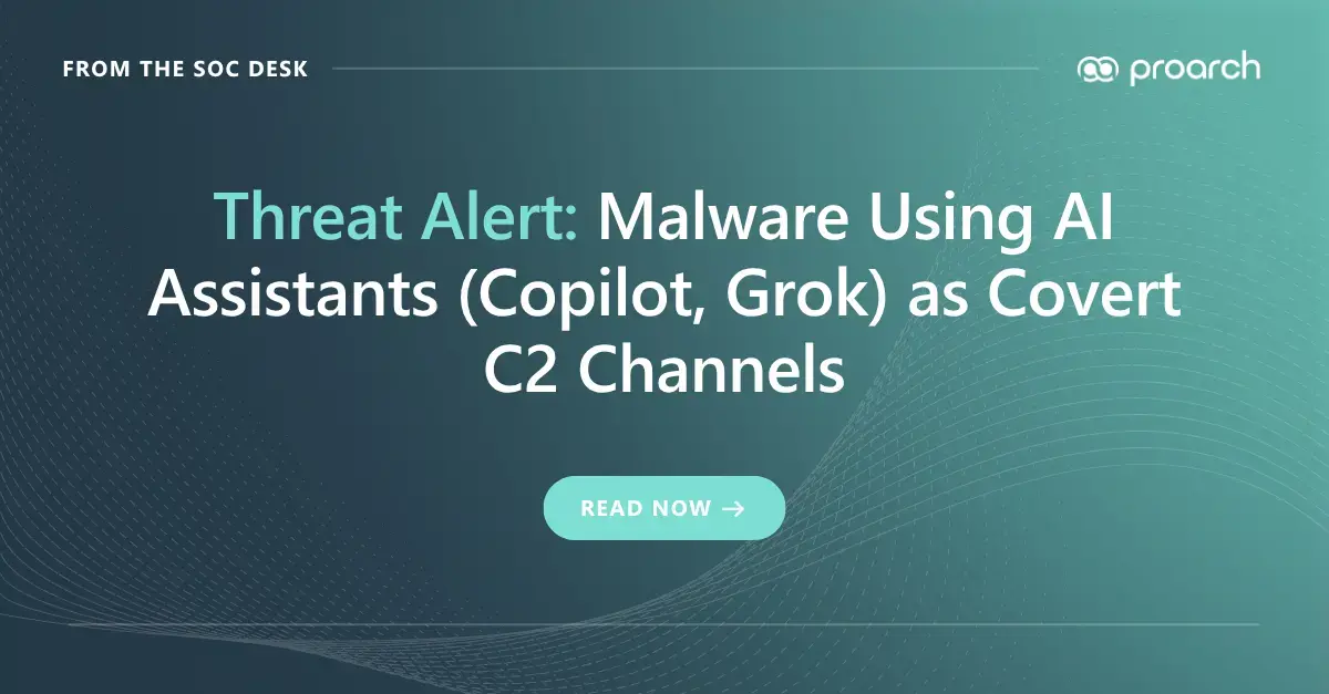 AI malware using Copilot and Grok as covert command-and-control channels illustration