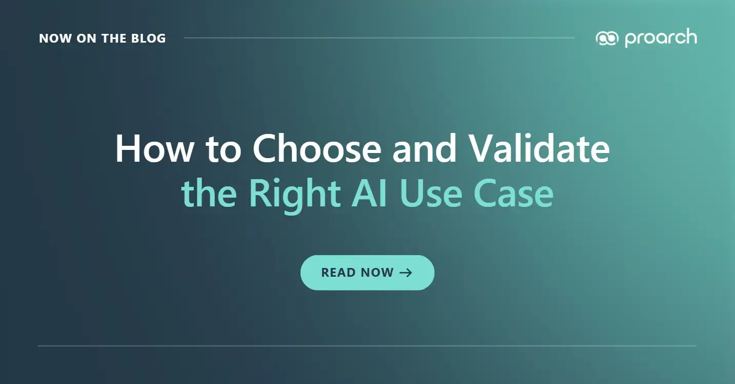 Business leaders evaluating AI opportunities to choose and validate the right AI use case for business value and scalability