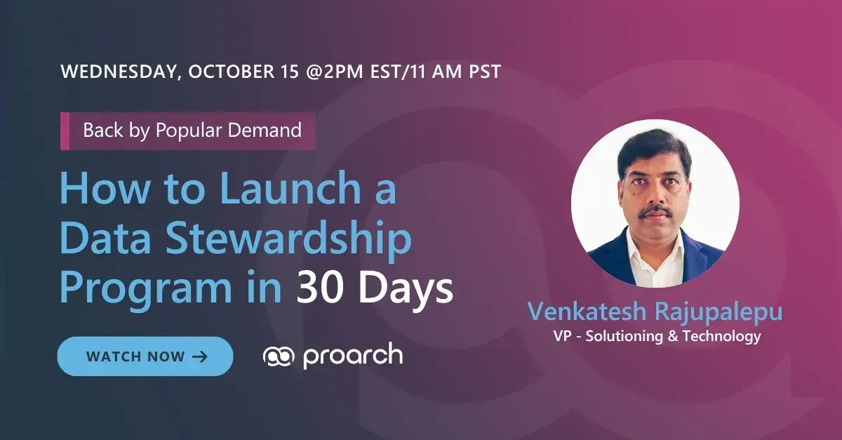Launch a Data Stewardship Program in 30 Days