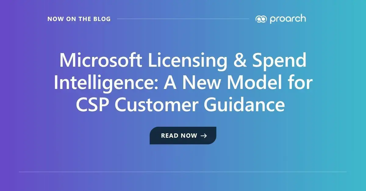 Microsoft Licensing & Spend Intelligence concept showing CSP customer guidance and insights