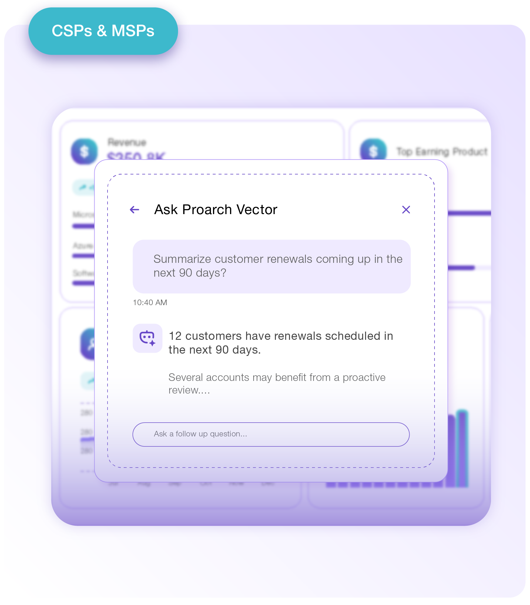 AI assistant providing equipment drift insights and recommended actions