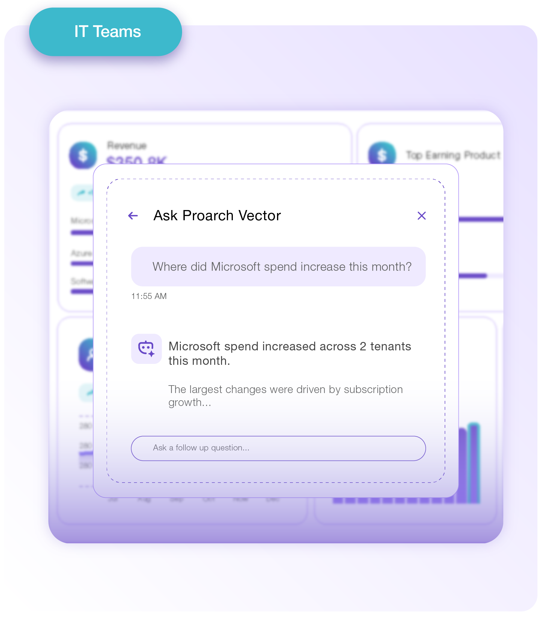 AI assistant providing equipment drift insights and recommended actions