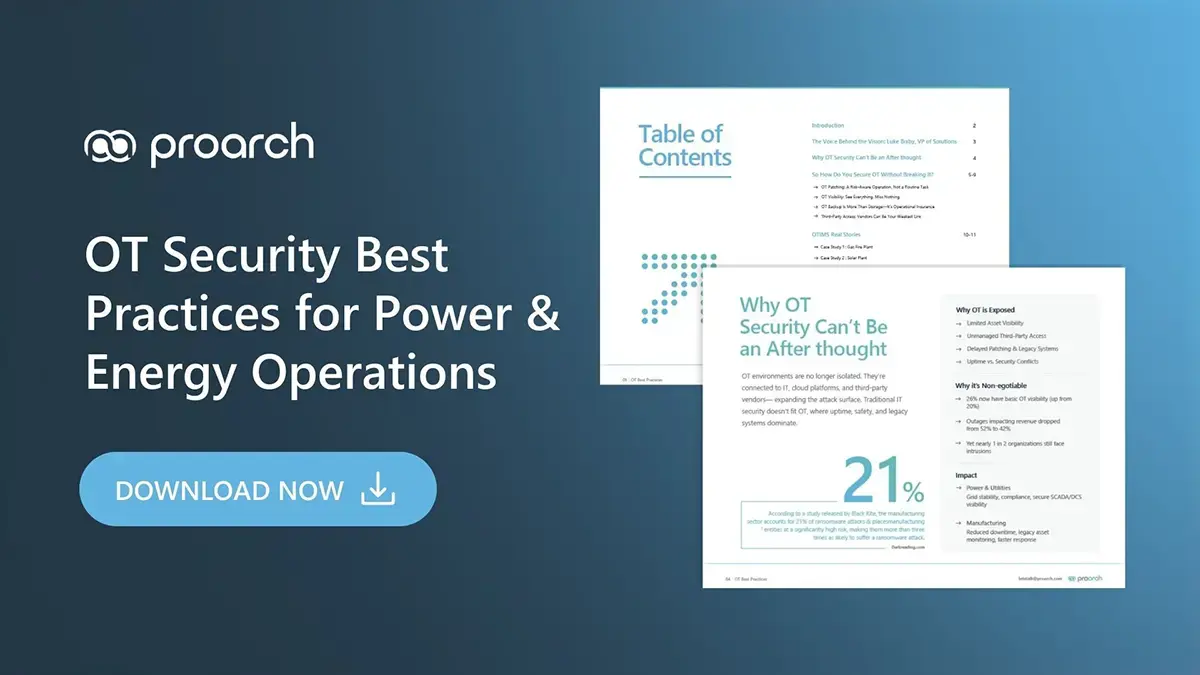 OT security best practices for power and energy industrial systems