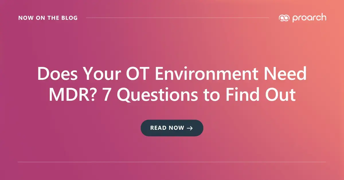 MDR for OT cybersecurity protecting industrial control systems