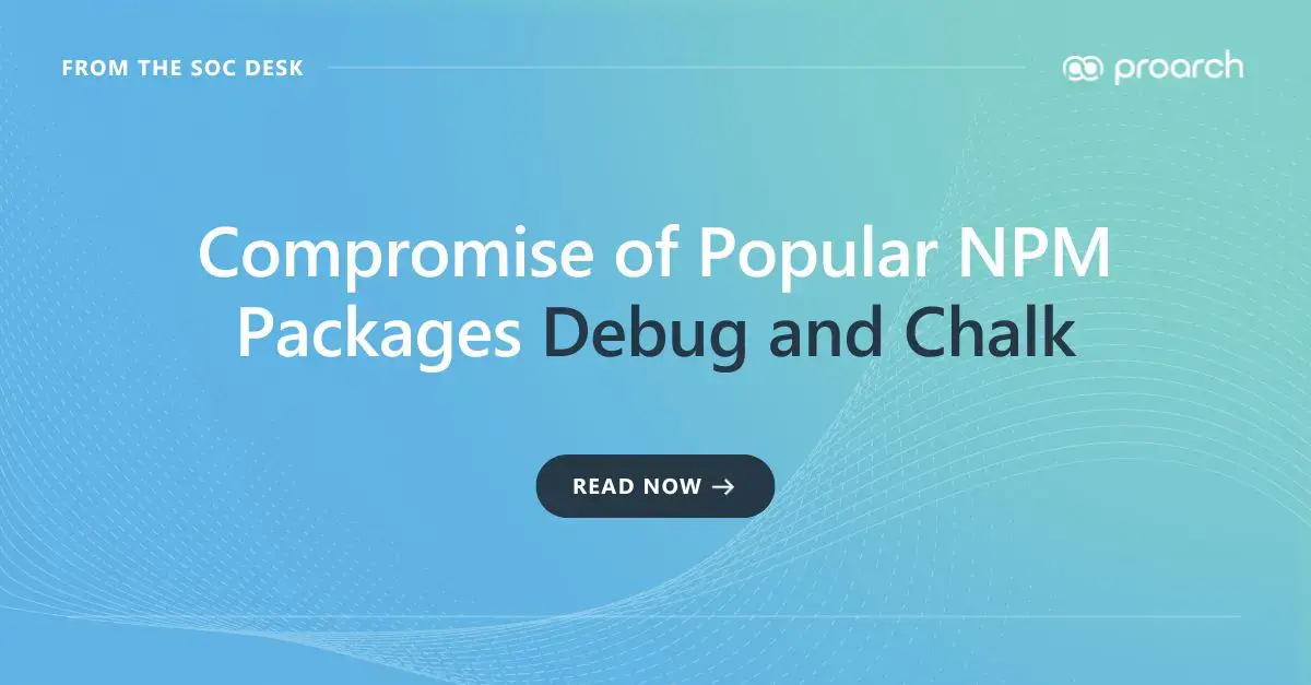 NPM package supply chain attack compromising Debug and Chalk with malicious crypto wallet code