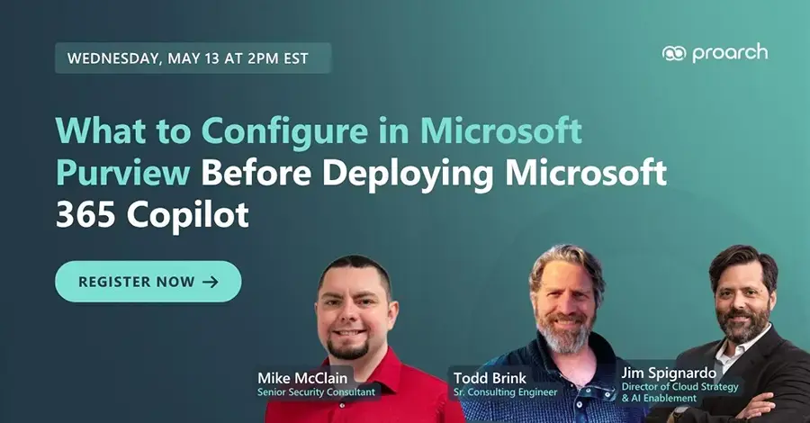 Webinar on securing Microsoft 365 Copilot using Microsoft Purview to prevent data oversharing and improve compliance